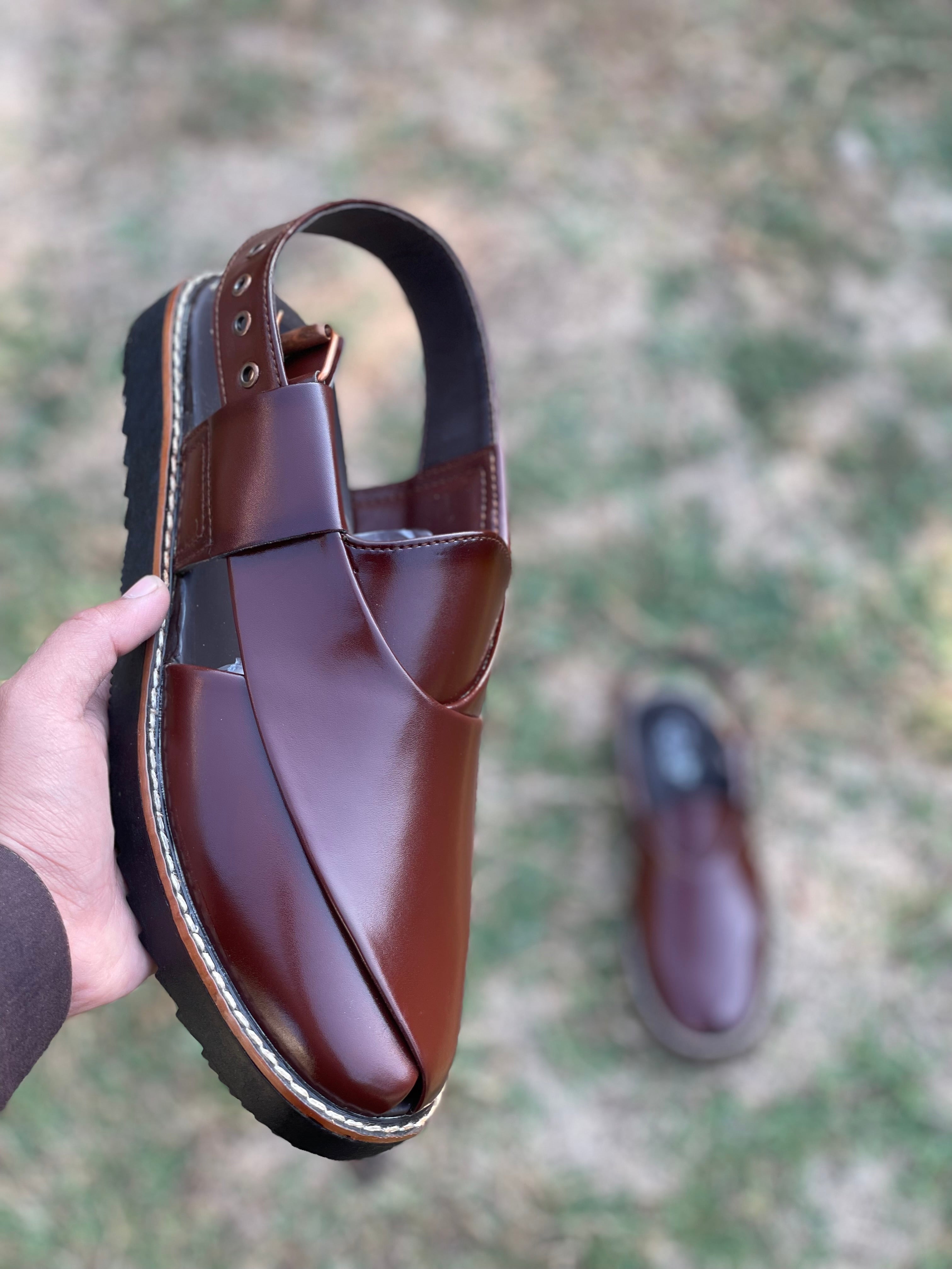 Peshwari brown doubel sole