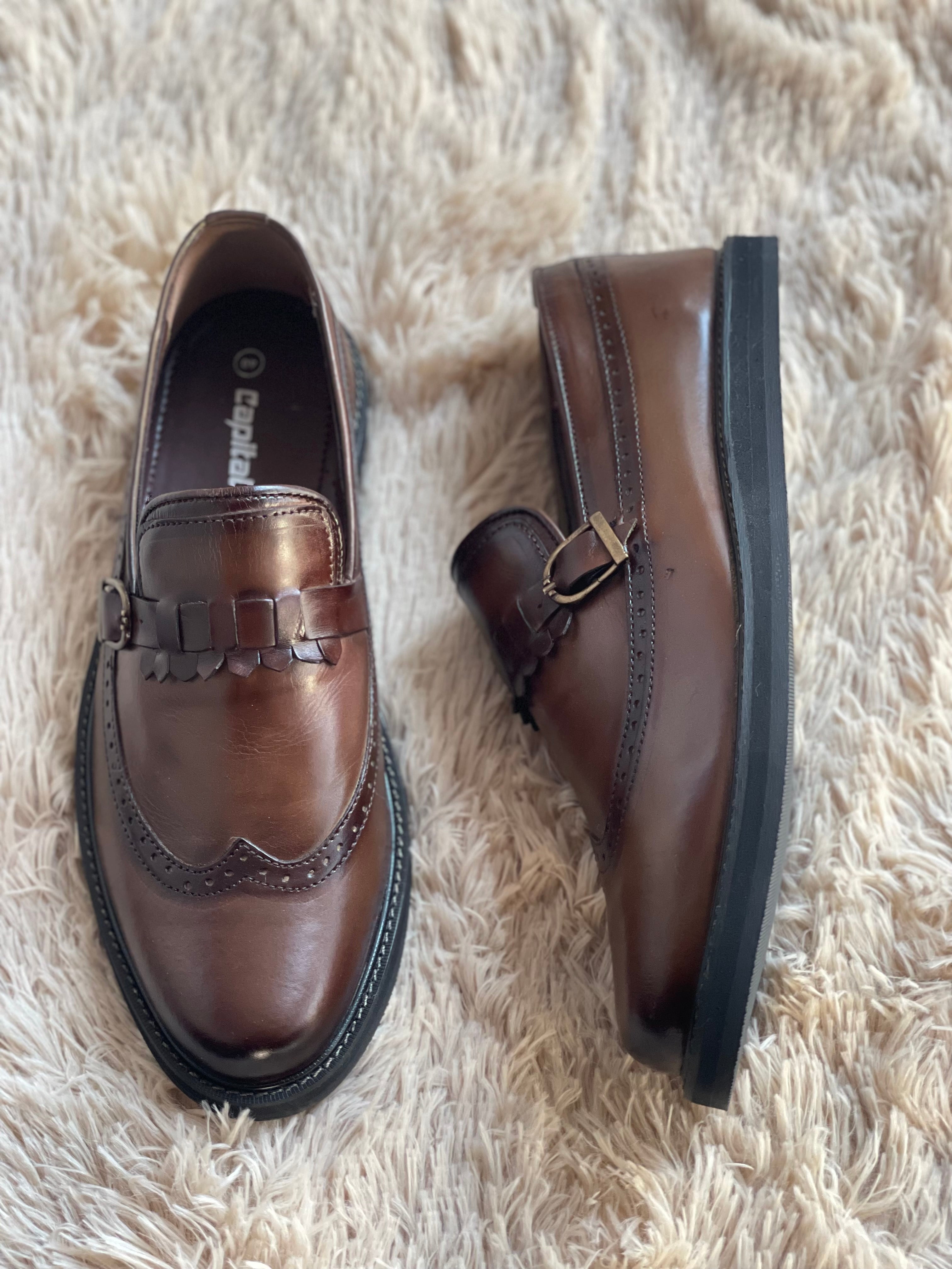 Oxford monk brown up