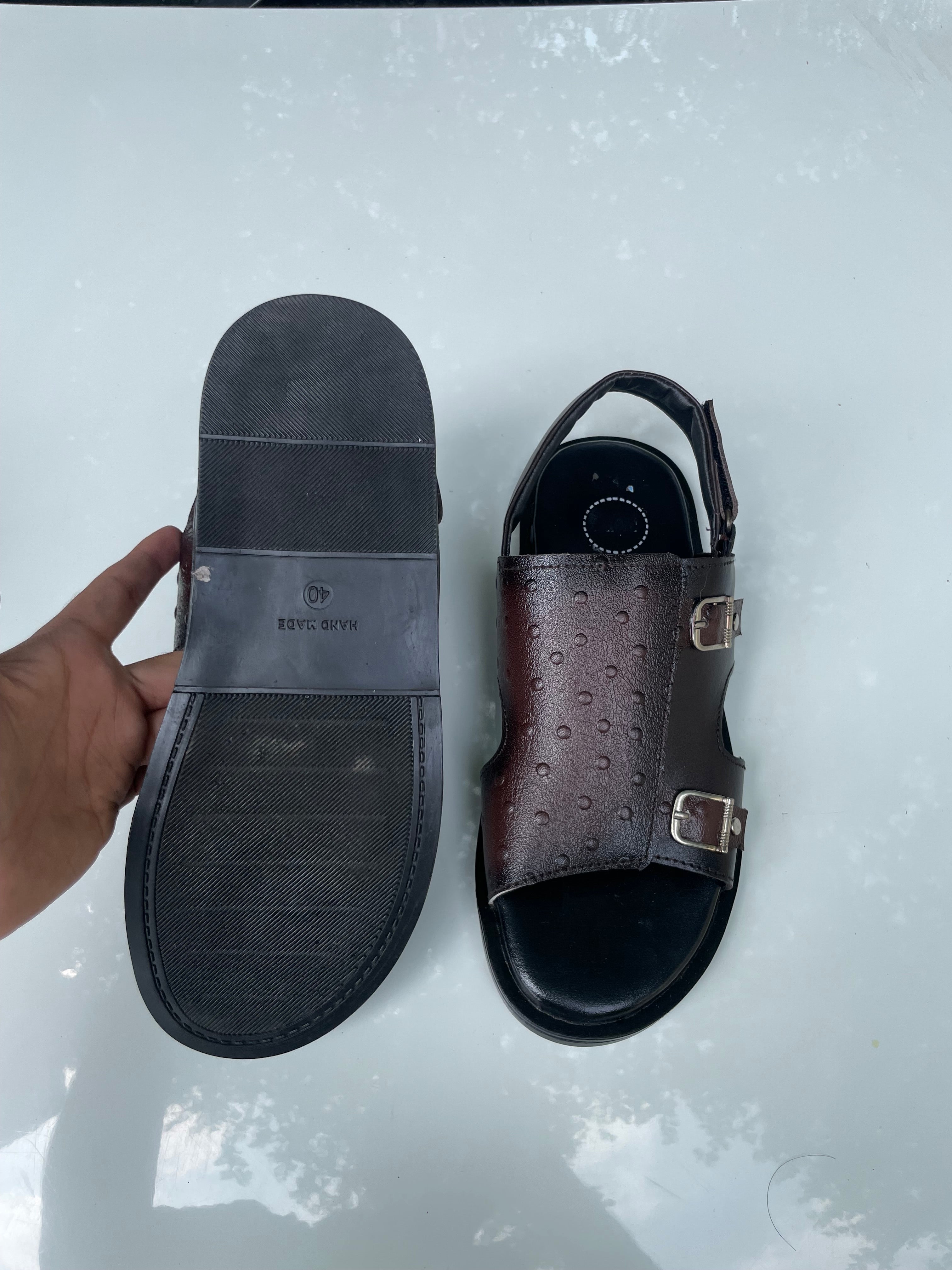 Double monk sandle