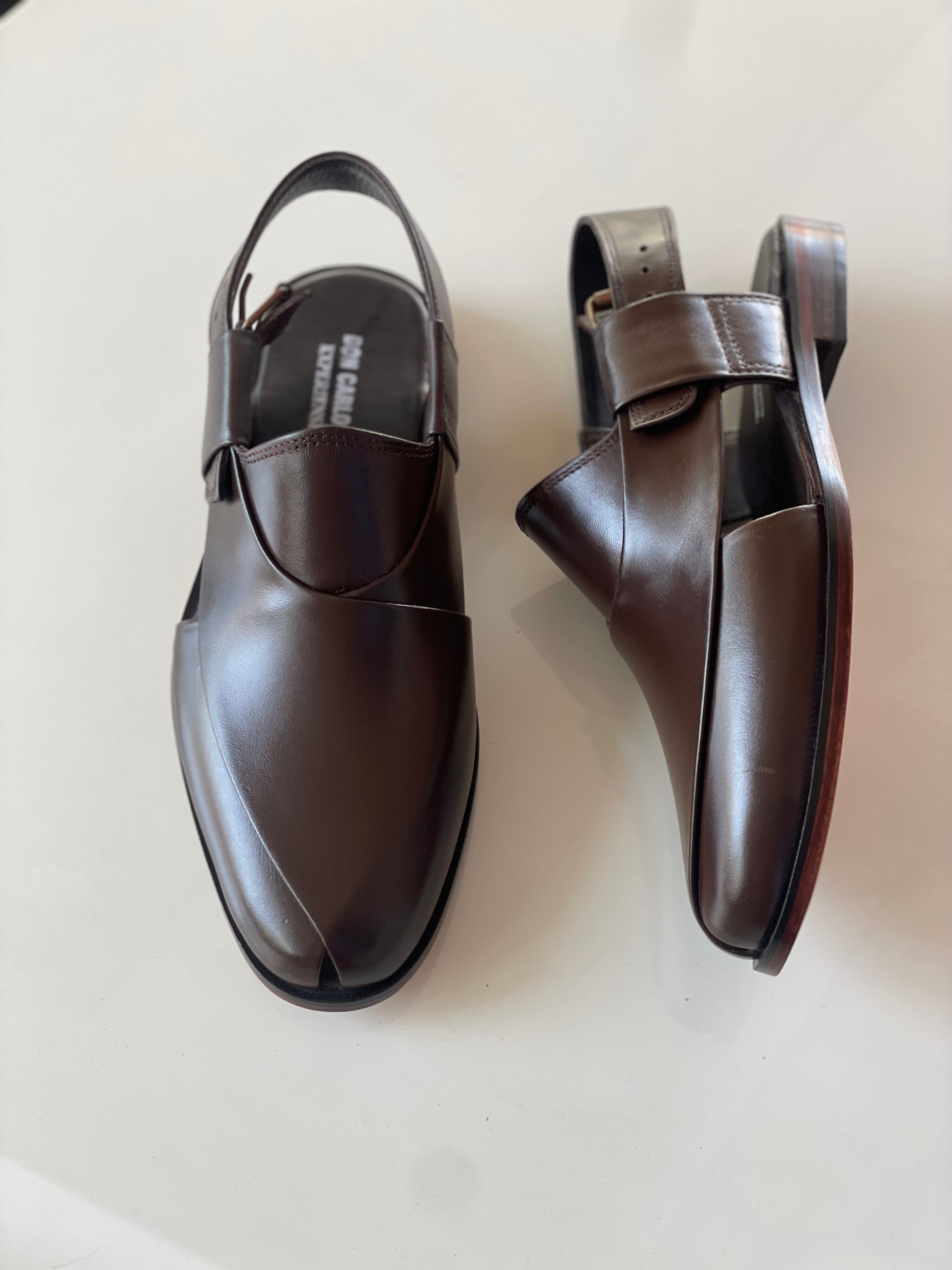 Formal leather peshwari