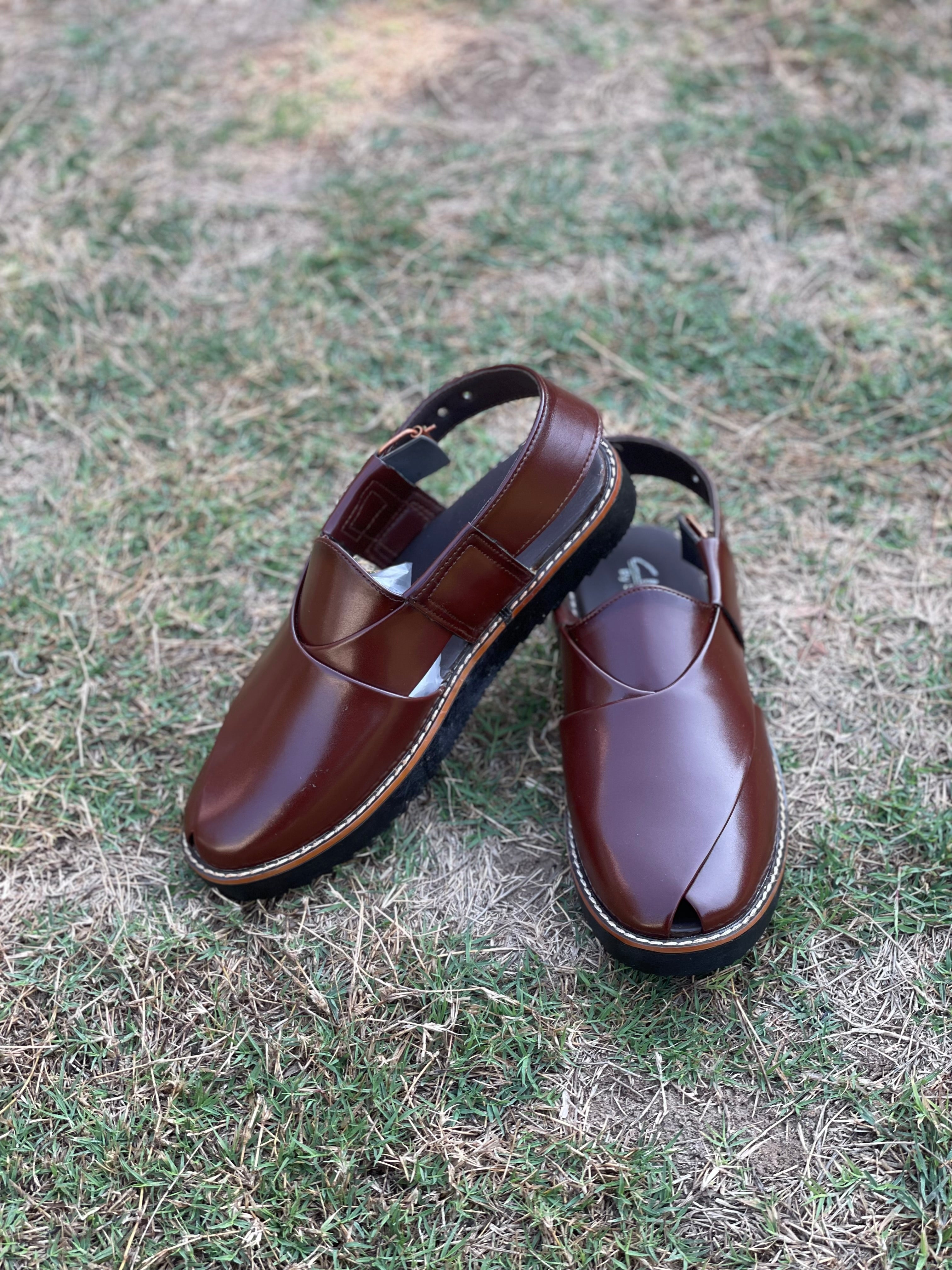 Peshwari brown doubel sole