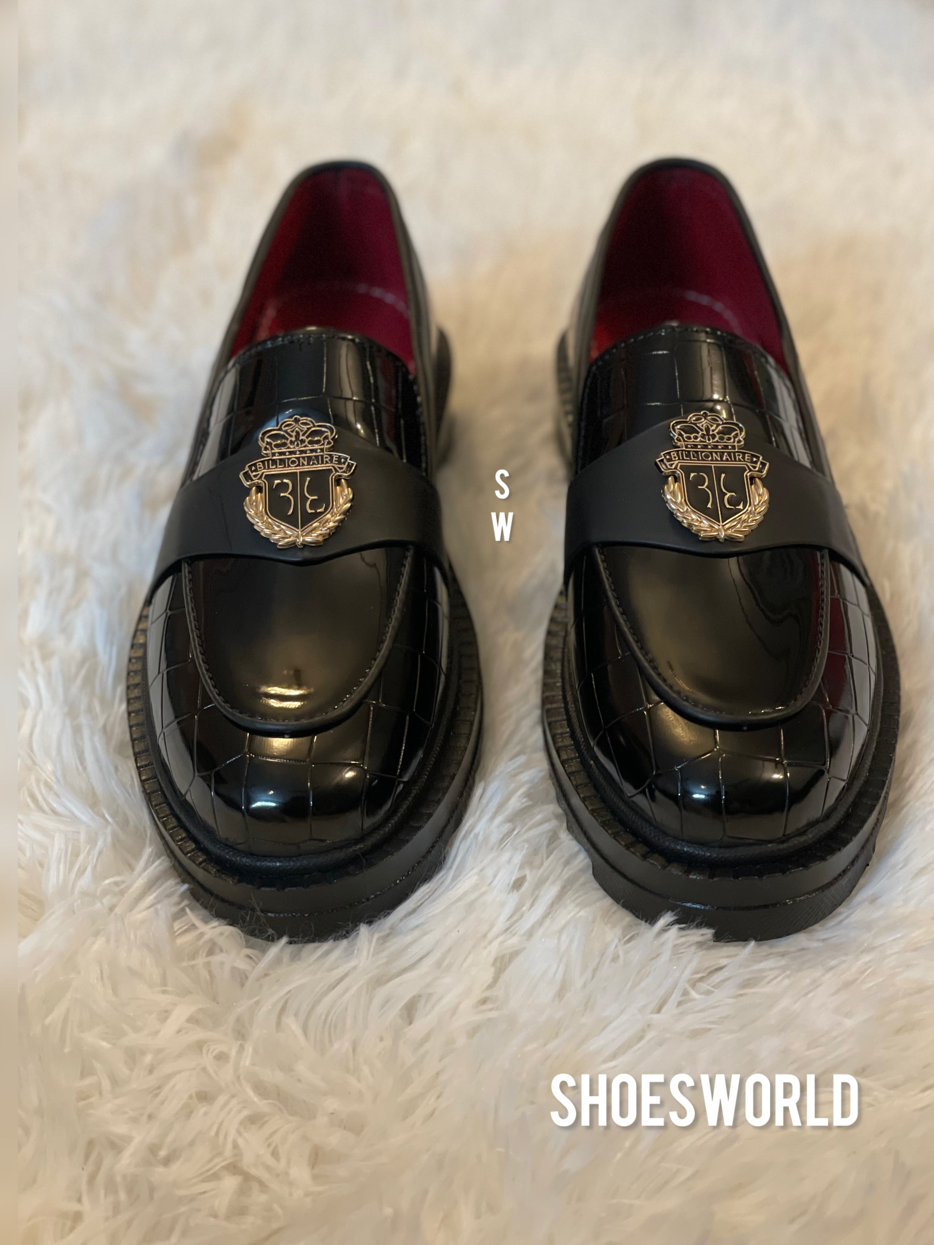 Chunky loafers billionaire