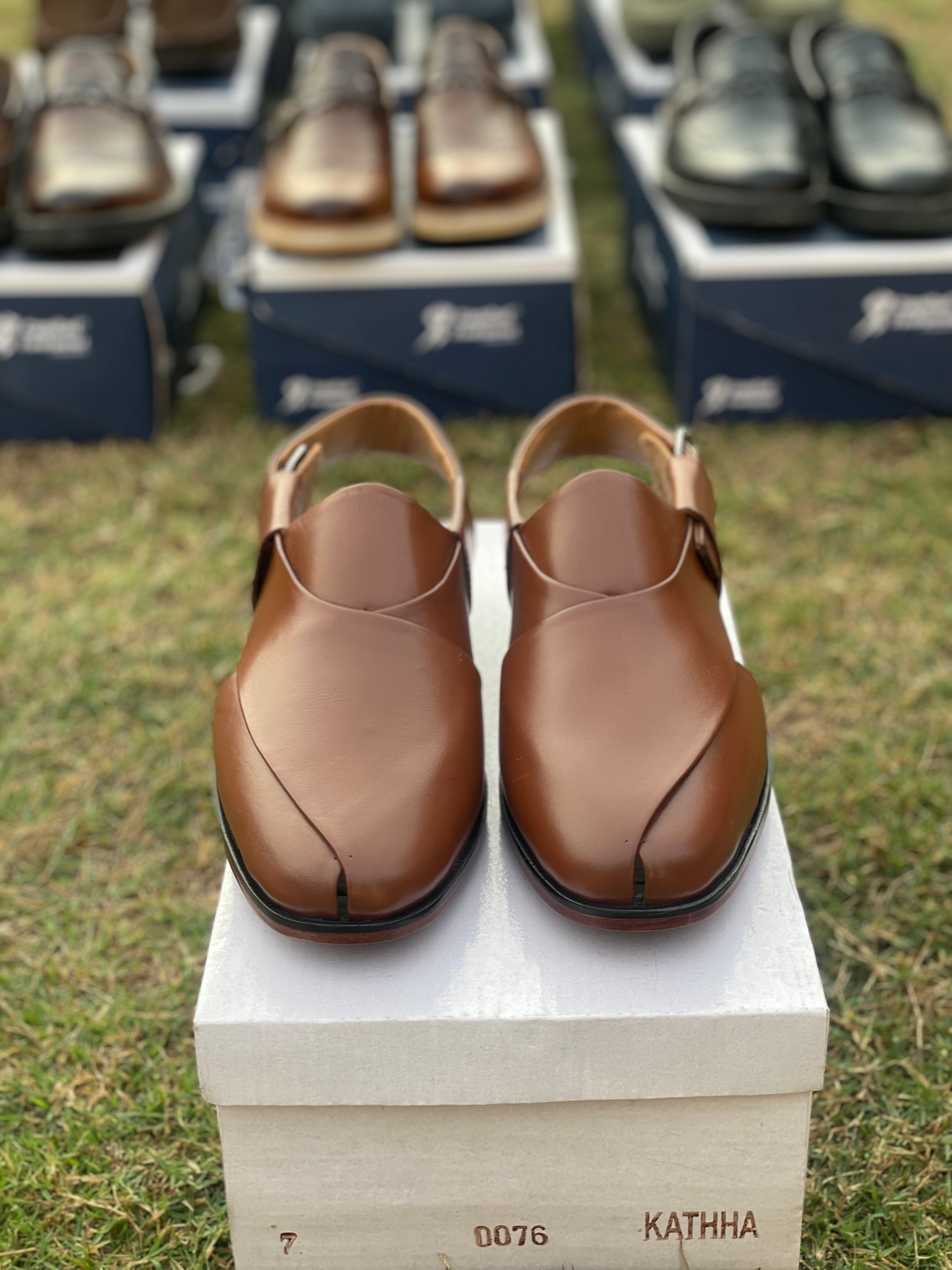 Formal Peshwari totally leather made