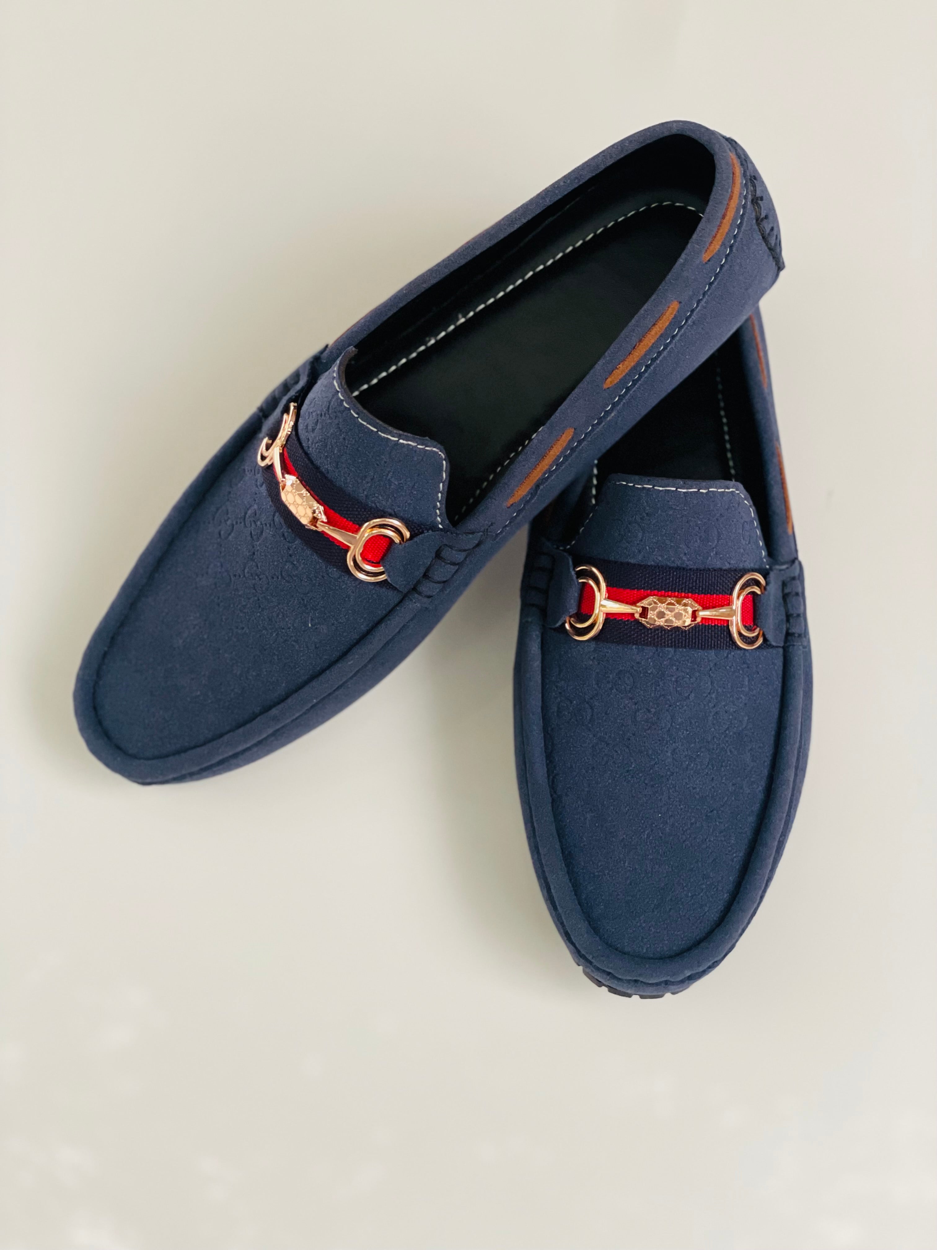 Loafers gucci blue