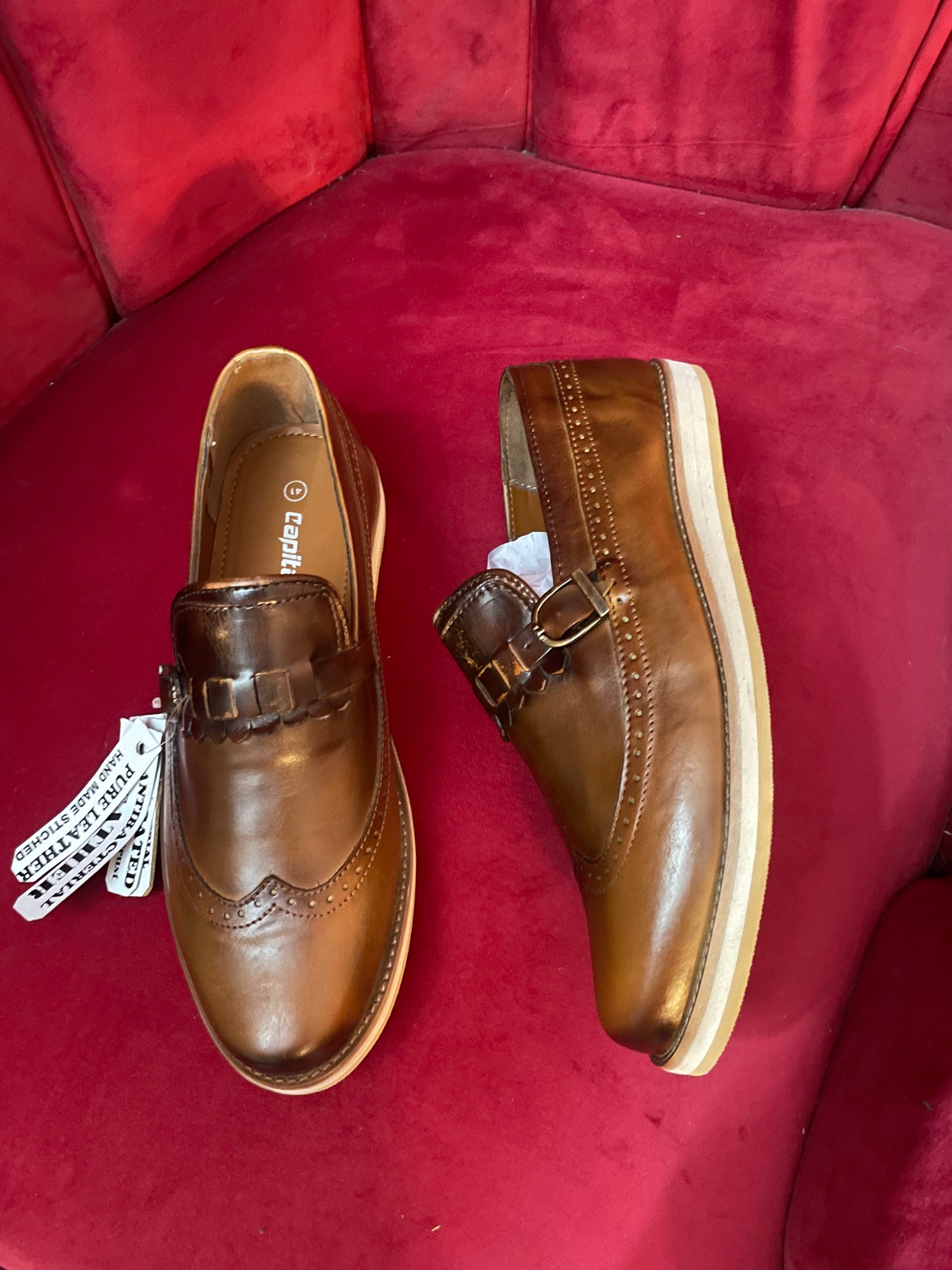 Oxford single monk strap